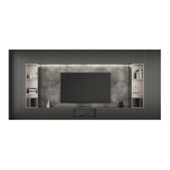 宙光 熙橱皓月 家用客厅空间现代轻奢风格电视柜整体定制 6J13高性能铝型材 定制款  预付定金（详